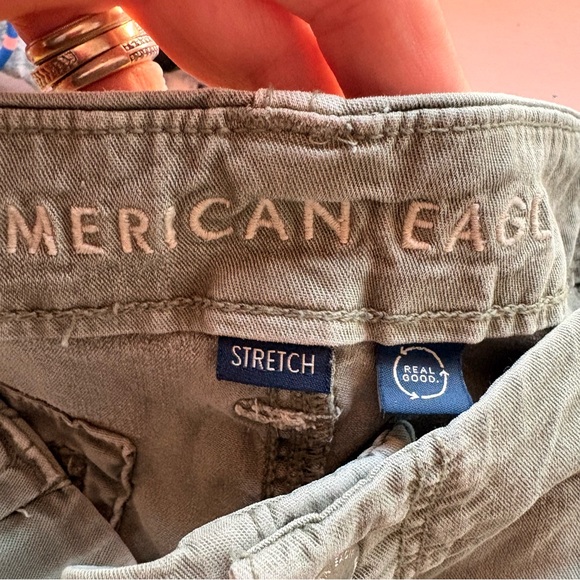 💚American Eagle Outfitters Olive Cargo Pants - Picture 6 of 8